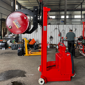 1000Kg Bán Tự Động Cuộn Cuộn Nâng Lên Stacker Xe Nâng Kẹp 100-1500Mm Dia Cao Su Pad Cho Gói In Ấn Nhà Hàng - Product Image 6