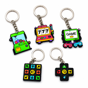 Porte-clés en silicone souple écologique, porte-clés en caoutchouc 3D, porte-clés en caoutchouc souple PVC avec logo personnalisé - Product Image 3