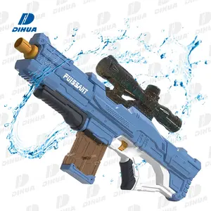 Pistola ad acqua giocattolo elettrica stile caldo pistola ad acqua elettrica Soaker automatica di grande capacità da 30 piedi con lente d'ingrandimento