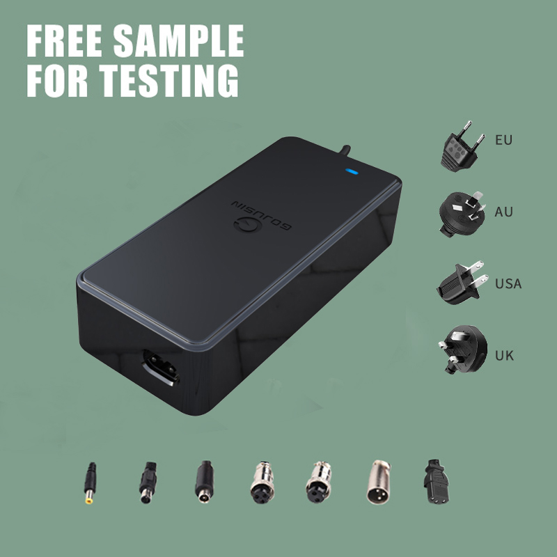 Автоматическое отключение 120 Вт 54,6 в 42 в 58 в 2A литий-ионная литиевая батарея зарядное устройство для электрического велосипеда