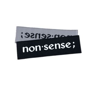 Étiquettes tissées personnalisées pour vêtements, avec logo de marque et nom, à coudre - Product Image 3