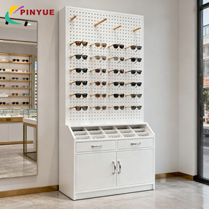 Vitrina de Madera para Exhibición de Gafas con Luz LED, Muebles para Ópticas, Equipo de Venta al por Menor, Vitrina Personalizada para Exhibición en Tiendas de Gafas - Product Image 5
