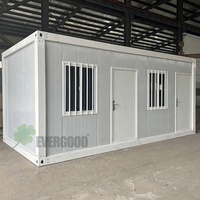 Maison préfabriquée modulaire à faible coût de 20 pieds, conception détachable, conteneur portable, maison mobile en kit, mini-maison