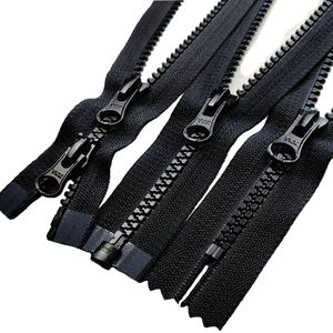 Vente en gros de fermetures à glissière en résine <span class=keywords><strong>YKK</strong></span> No.5 Vislon de verrouillage automatique à extrémité ouverte de qualité épaissie pour vestes - Product Image 3