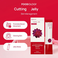 Gelée de Garcinia Cambogia à soutien cutané avancé, aux graines de Chia et au Collagène, en bâtonnets, directement de l'usine, Coleology Cutting Jelly, 10 jours