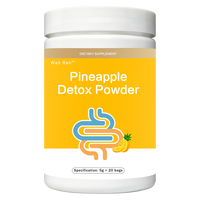 Poudre Détox Extrême Saveur Ananas Naturel Complément Alimentaire Soutient la Gestion Saine du Poids Emballage OEM