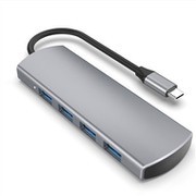 Nhà Máy Giá 6 trong 1hub 4K HD 100W PD nhanh sạc âm thanh <span class=keywords><strong>Hub</strong></span> <span class=keywords><strong>Com</strong></span> 3 portas USB 2 cổng USB-C <span class=keywords><strong>Hub</strong></span> 3.5 mét âm thanh - Product Image 2