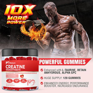 Venta al por mayor Etiqueta Privada <span class=keywords><strong>natural</strong></span> pre-entrenamiento crecimiento muscular 5000mg osos creatina monohidrato suplementos gomoso para mujeres y hombres - Product Image 2