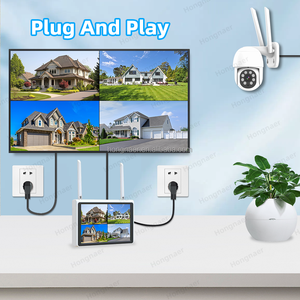 Sistema de Vigilancia Inalámbrico Hongnaer 3/5MP <span class=keywords><strong>2</strong></span>/4/8CH <span class=keywords><strong>2</strong></span>.4G 5G WiFi con Pantalla Táctil LCD NVR, Kit de Cámara de Seguridad CCTV, Sistema Eseecloud - Product Image 5