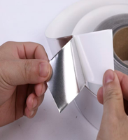 Ruban adhésif en aluminium idéal pour l'étanchéité et la réparation des conduites de climatisation chaudes et froides, et pour la cuisine