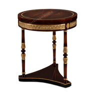 Table d'appoint en bois de bouleau faite à la main de style français de luxe Meubles de café de salon élégants pour un usage domestique