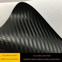 Hochelastisches Gestricktes Kunstleder Vierseitig Dehnbar Kohlefaser-PU Abriebfestes PVC-Gewebe Strohmuster Schwarzes Sofa