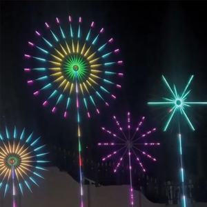 Feux d'artifice numériques LED d'extérieur pour projets paysagers, feux d'artifice LED carrés pour l'éclairage - Product Image 5