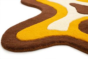 Alfombra Moderna Rectangular de Lana, Tejida a Mano, Lisa, Lavable, con Base Antideslizante de Látex, para Sala de Estar, Dormitorio, Habitación Infantil - Product Image 6