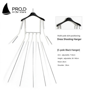 Metallo Multi palo vestiti gonna HangerSkirt orlo rughe posizionamento abbigliamento <span class=keywords><strong>da</strong></span> donna oggetti di scena abiti <span class=keywords><strong>da</strong></span> <span class=keywords><strong>tiro</strong></span> - Product Image 3