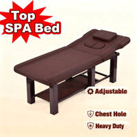 Lit de beauté électrique réglable moderne de haute qualité, luxueux et confortable, pour spa, cils, portable et pliable, pour hôtel et institut de beauté