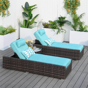 <span class=keywords><strong>Tumbona</strong></span> de mimbre de <span class=keywords><strong>madera</strong></span> y cuerda con marco de aluminio para exteriores para todo tipo de clima, <span class=keywords><strong>silla</strong></span> de piscina para hoteles de jardín de playa - Product Image 2