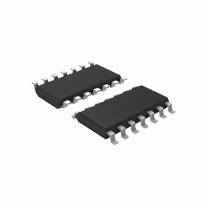 Composants électroniques logiques d'origine du fabricant : Circuit intégré (CI) de canal, type D, double 1 bit, 14SOIC (0,154 po, largeur 3,90 mm) - Product Image 1