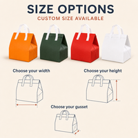 Sac isotherme personnalisé en non-tissé à 3 couches avec doublure en aluminium, réutilisable pour la livraison de repas à emporter