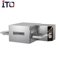 Four à pizza industriel à convoyeur électrique à convection avec convoyeur