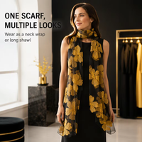 Nouvelle mode printemps été Organza dentelle écharpe légère femmes Paisley motif Pashmina châle et enveloppement