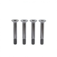 Vis Torx à tête fraisée en titane GR5, boulon à tête plate à moitié filetée pour modification de moto et de vélo, taille personnalisée