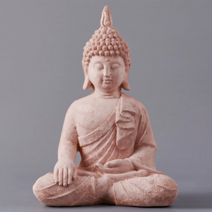 Statue de bouddha assis intérieur extérieur décor jardin Patio ornement fabriqué à la main magnésie-méditation bouddha oxyde de magnésium <span class=keywords><strong>Statuette</strong></span> - Product Image 5