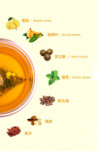 Té de Hierbas de Pera de Nieve, Nespola, Mangostán, <span class=keywords><strong>Menta</strong></span>, <span class=keywords><strong>Semilla</strong></span> de Sterculia, Cáscara de Naranja y Gardenia - Product Image 6