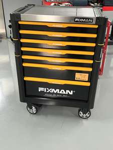 Tricar الثقيلة المتداول أداة معدنية 7 درج عجلات متينة للمرآب تخزين الأدوات - Product Image 4