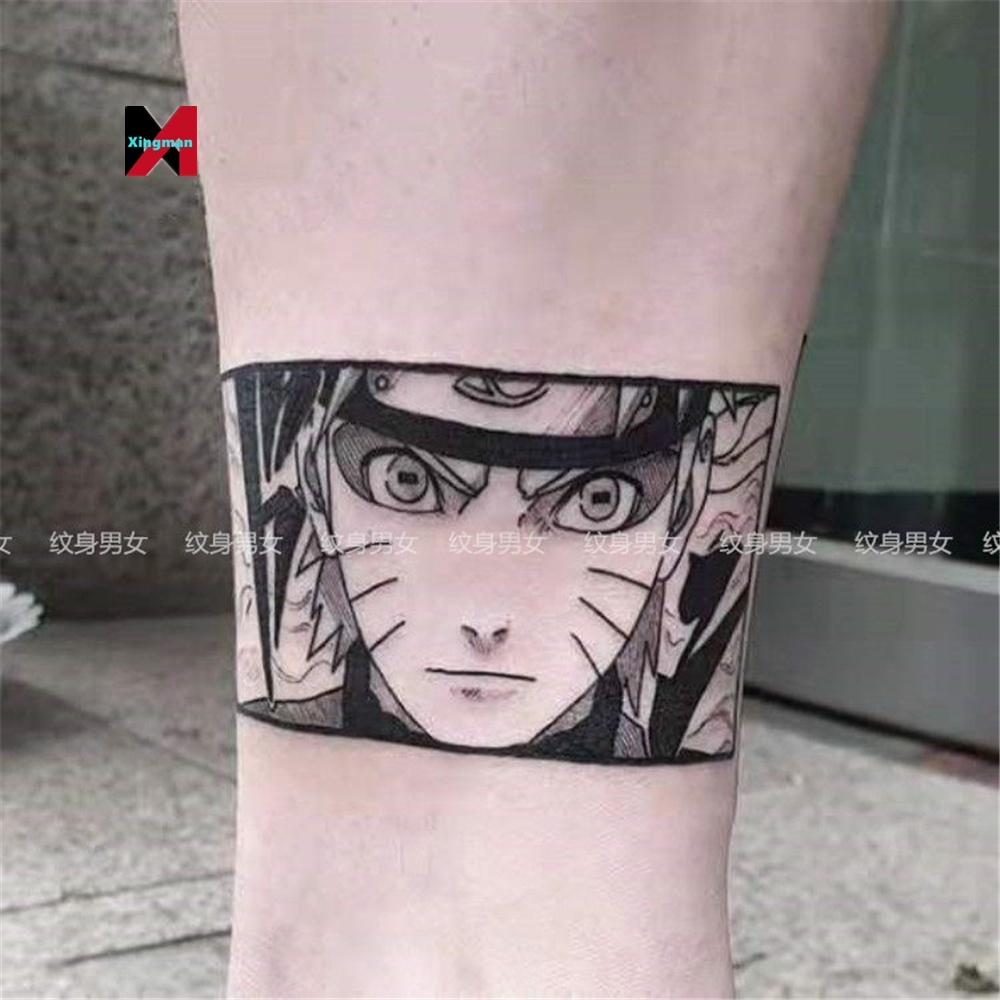 Водостойкие Мультяшные наклейки-тату для мужчин и женщин XM с надписью «I love Luo»