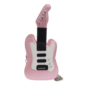 Borsa a <span class=keywords><strong>tracolla</strong></span> retrò da donna a forma di chitarra, trendy, all'ingrosso, con cristalli, fatta a mano, per serate e feste, pochette da donna - Product Image 4