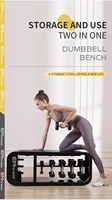 Fournisseur de la Chine banc de musculation de fitness à domicile avec support d'exercice de bandes résistantes au stockage