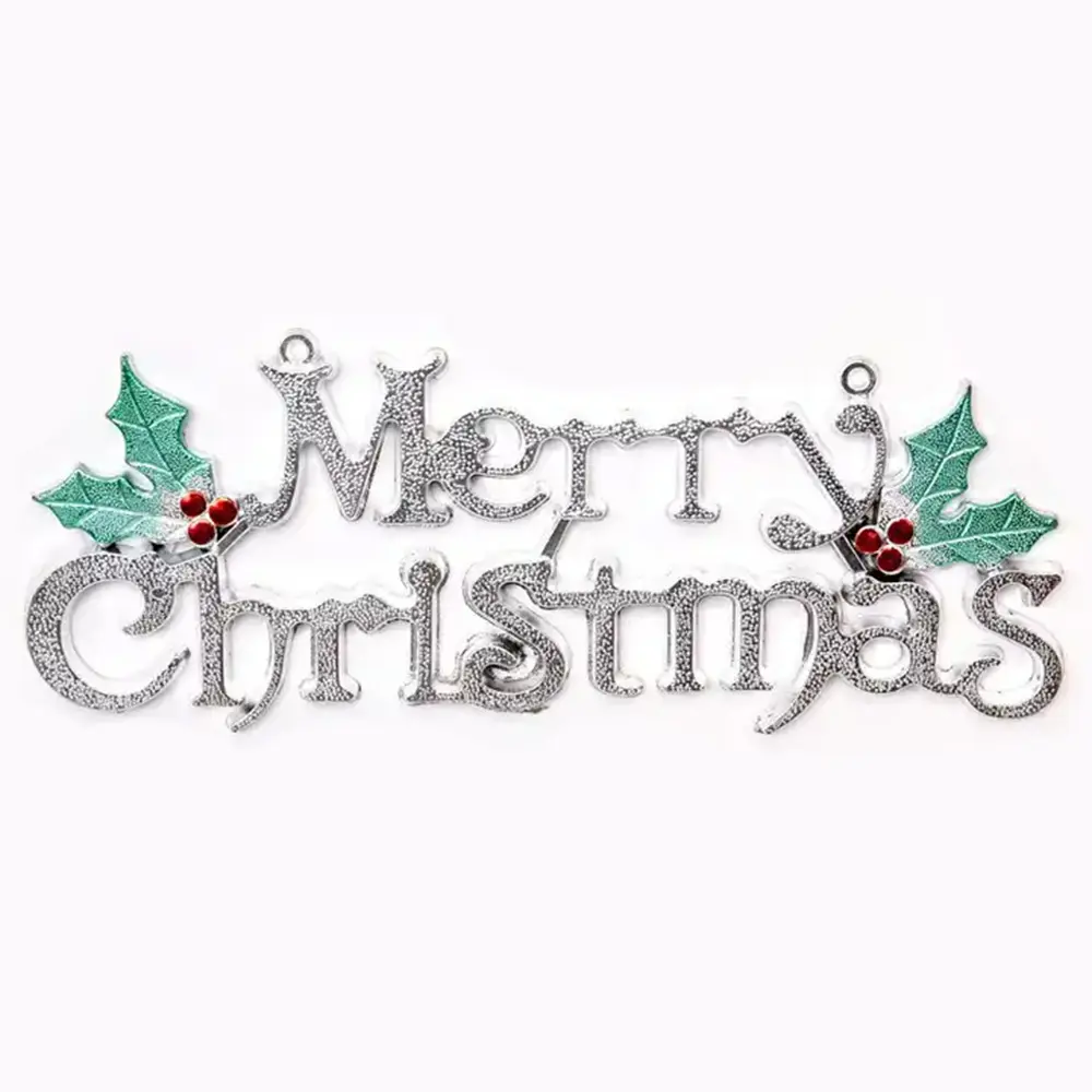 Enfeites De Natal Serviço De Impressão 3D Feliz Natal Carta De Porta Decoração Feliz Natal Carta