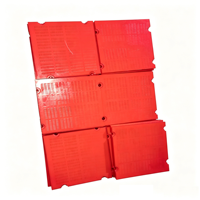 Panneau de tamis de déshydratation modulaire en polyuréthane haute résistance à l'usure, avec trous de fixation, pour le déshydratation minière - Vente chaude