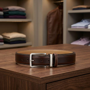 Ceinture en cuir véritable sur mesure pour les acheteurs en gros de Divine International - Product Image 1