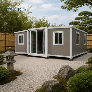 บ้านคอนเทนเนอร์สำเร็จรูป SUNRISE รุ่นทนไฟสองชั้นแบบขยายได้สำหรับรัสเซีย พร้อมห้องน้ำในตัว - Product Image 1