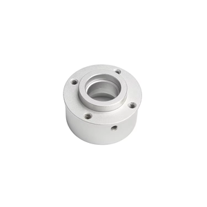 Custom CNC Machining Aluminum Flange Bushing Aluminum Alloy Bearing Housing Precision Turning Milling Machined Non-Standard Mech - Product Image 2