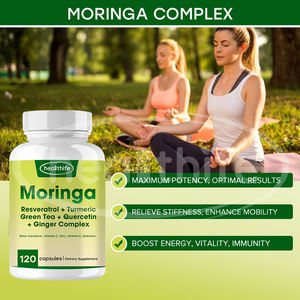 Ekstrak jahe Plus energi ekstrak teh hijau Quercetin ekstrak kunyit kapsul kompleks daun Resveratrol Moringa - Product Image 4