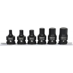 KS TOOLS-515,1102 Juego de brocas de impacto de 1/2 '', cortas (6 uds)-EAN 4042146557020 TOMAS DE IMPACTO Y ACCESORIOS - Product Image 1