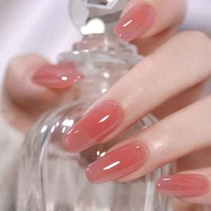 Nouveau vernis UV populaire pour la beauté des ongles, couleur <span class=keywords><strong>Miyou</strong></span> transparente effet glace, colle de photothérapie longue durée jetable pour salons de manucure - Product Image 2