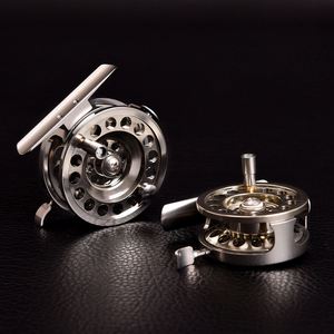 Carretes de Pesca en Hielo de Aluminio, para Mano Derecha, Forma de V, 2BB+RBB, 50mm 60mm, Relación de Engranajes 1:1 - Product Image 4