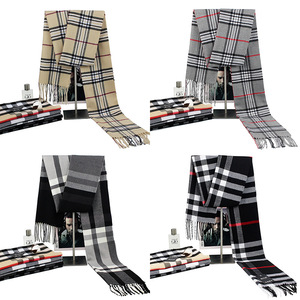 大人用Pashminaカジュアル無地男性春秋軽量スカーフ暖かい男性スカーフとショール - Product Image 2