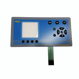 Teclado de Membrana de Botones de Silicona, Circuito Flexible de PET con Tinta Plateada, Adhesivo 3M467/468 para Equipos de Telecomunicaciones - Product Image 4