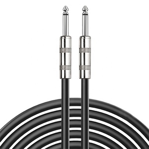 Cable de Audio Mono TS de 6.35MM, Conector Macho a Macho para Guitarra, Altavoz, Piano, Múltiples Longitudes: 1M, 2M, 3M, 5M, 8M, 10M, 12M, 15M, 20M - Product Image 1