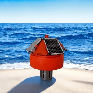 Boya Flotante de Monitoreo de Calidad del Agua de LDPE Personalizada con Luz de Advertencia, Paneles Solares y Sensores, Boya Inteligente para Monitorear - Product Image 3