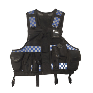 เสื้อกั๊กนิรภัยสีดำสะท้อนแสง - Product Image 1