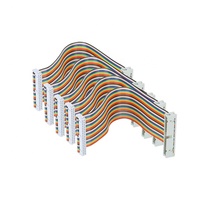 Fabrik preis 16 Draht IDC Flach band kabel Rolle PVC PE LCD-Bildschirm Display Regenbogen band kabel 15.10.19/34/40/34 Stifte Heizung