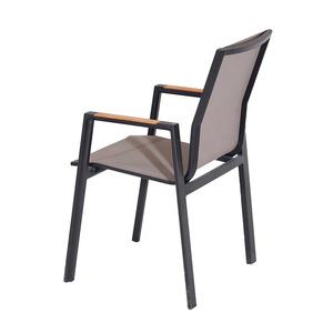 modernes et confortables de cour de patio meubles chaises de salle à manger en <span class=keywords><strong>aluminium</strong></span> de forch de jardin extérieur en vente - Product Image 4