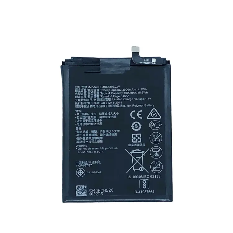 Hot Verkocht Originele Vervanging Batterij Hb406689ecw 4000Mah Voor Huawei Changxiang10 China Mobiele Telefoon Vervangende Batterij