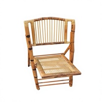 Chaises pliantes modernes en bambou, portables, réglables en hauteur, imperméables, pour cérémonies en extérieur, restaurants, hôtels, décoration de lieux